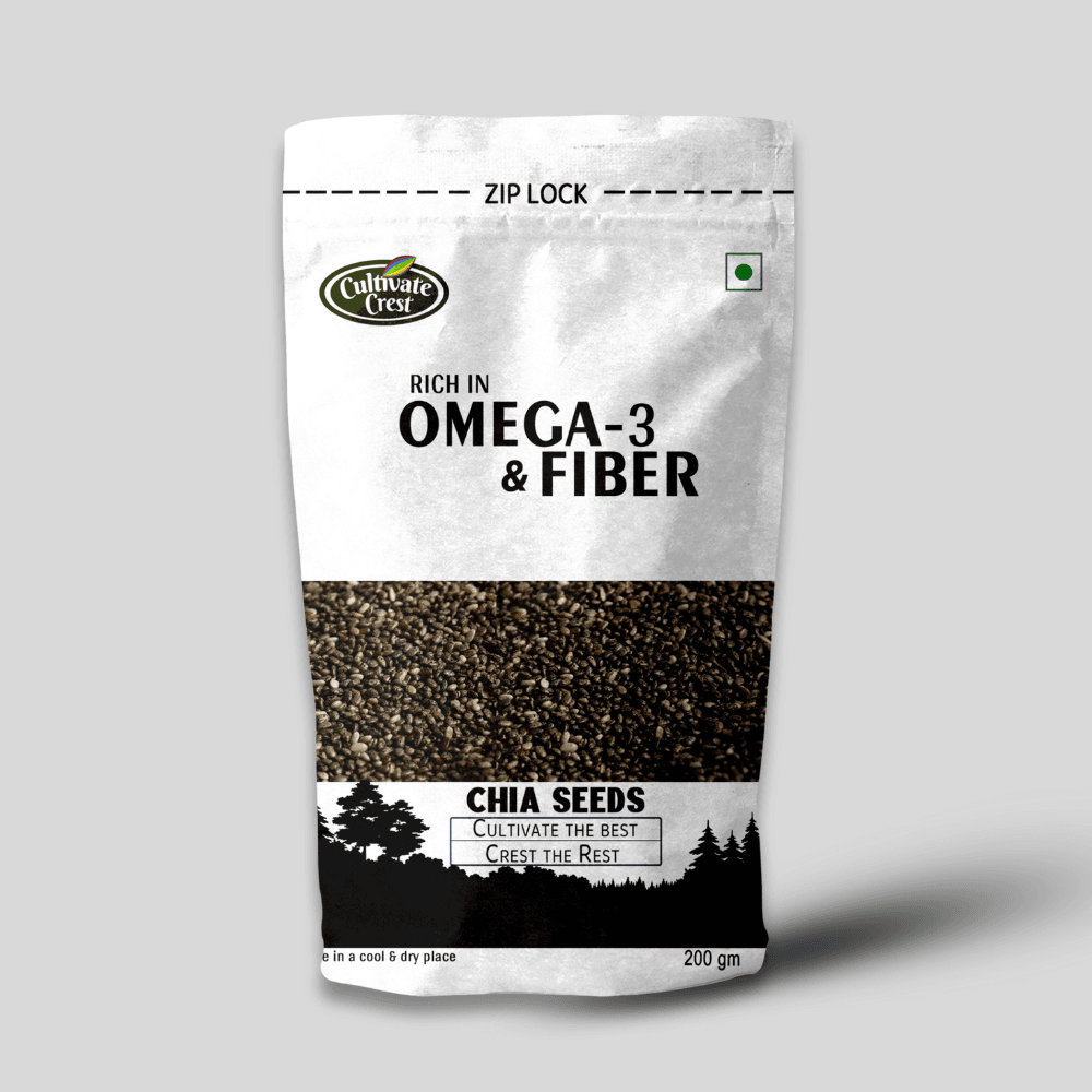 Premium Raw Chia Seeds pack