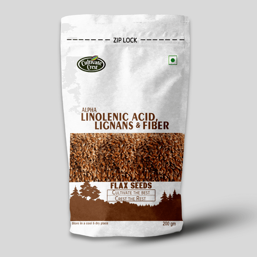 Premium Raw Flax Seeds pack